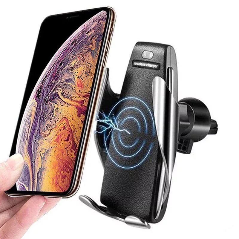 Беспроводная функция на телефоне. Smart sensor car Wireless Charger s5. Автодержатель Smart sensor s5. Держатель s5 беспроводная зарядка Smart sensor. Беспроводная автомобильная зарядка Penguin Smart sensor s5.