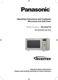 Микроволновая печь panasonic инструкция