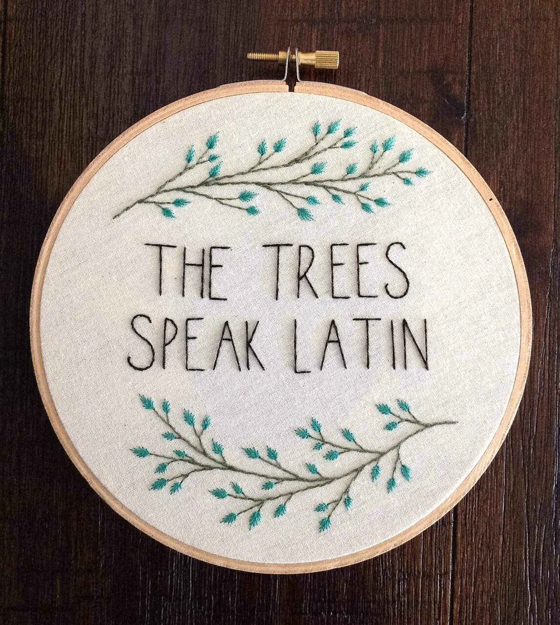 Speaking tree. Speak Latin. We speak for the Trees. I speak for the Trees.