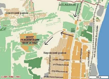 Реабилитационный центр на карте