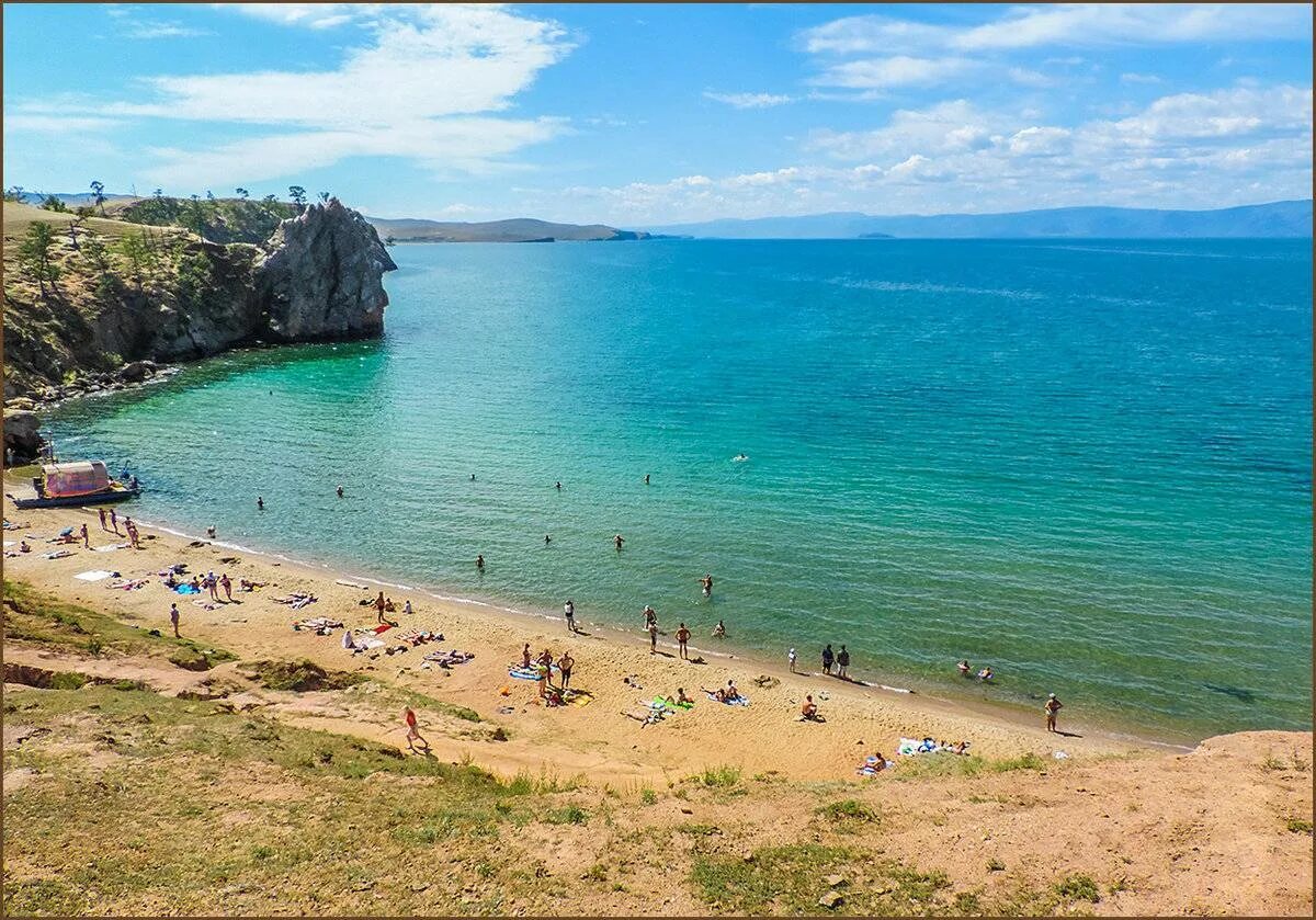 Где отдохнуть кроме моря в россии летом. Сарайский пляж на Байкале. Сарайский пляж на Ольхоне. Сарайский залив Ольхон. Сарайский залив на Байкале.