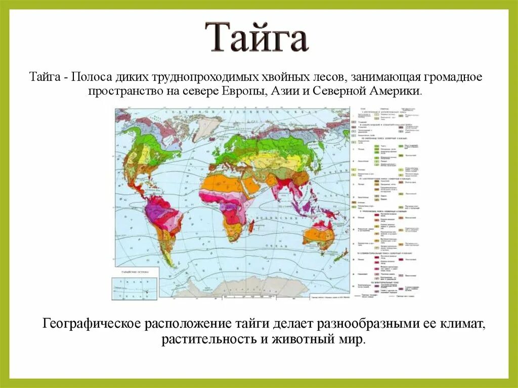 Где находится лес на карте