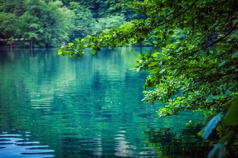 Blue lake