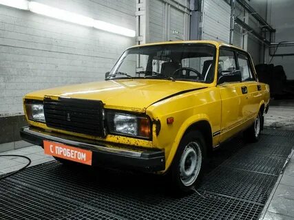 Ваз 2107 желтая