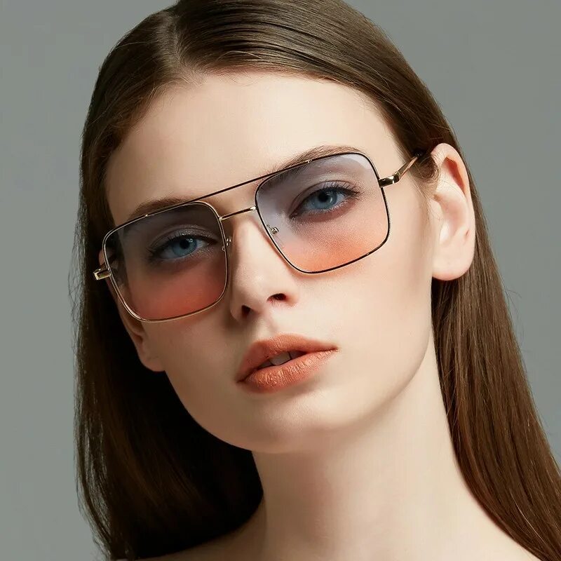 Солнцезащитные очки. Стильные очки. Очки солнечные квадратные. Стильные женские очки.