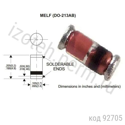 Melf паттерн роста обнаружен. Смд диоды do-213ab (melf). диод sm 4007-melf (do-213ab). диод: sm4007 (melf). корпус: melf/do-213ab.