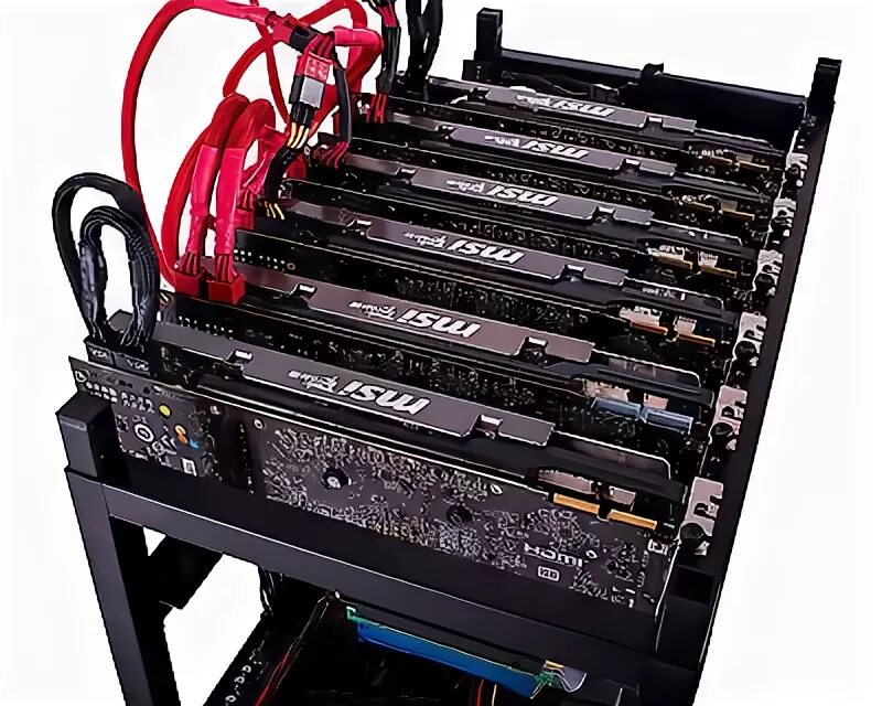 Майнинг ферма Sapphire 580. Майнинг риг. Бумбокс для фермы видеокарт. Mining Rig красивый фон 2000w блок питания.