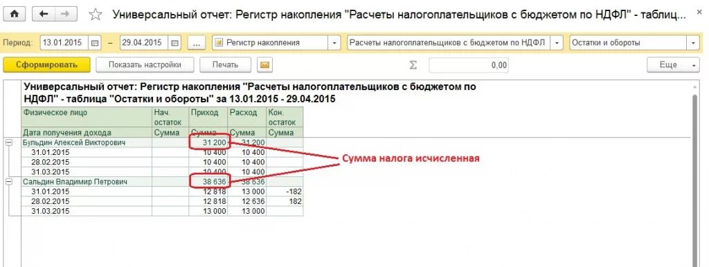 Регистры по НДФЛ В 1с 8.3. Расчеты с бюджетом по НДФЛ. 1 НДФЛ. Регистр расчеты с бюджетом по НДФЛ.