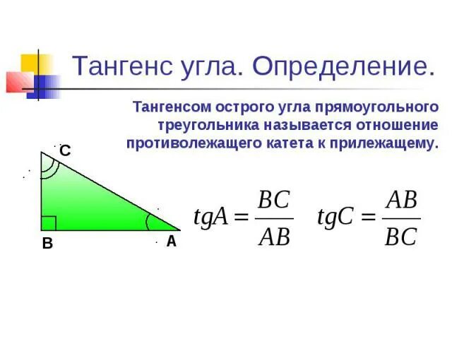 Тангенс острого угла формула. Как искать тангенс угла треугольника. Тангенс острого острого угла прямоугольного треугольника. Как вычислить тангенс угла в треугольнике. Тангенс любого острого угла меньше единицы средняя