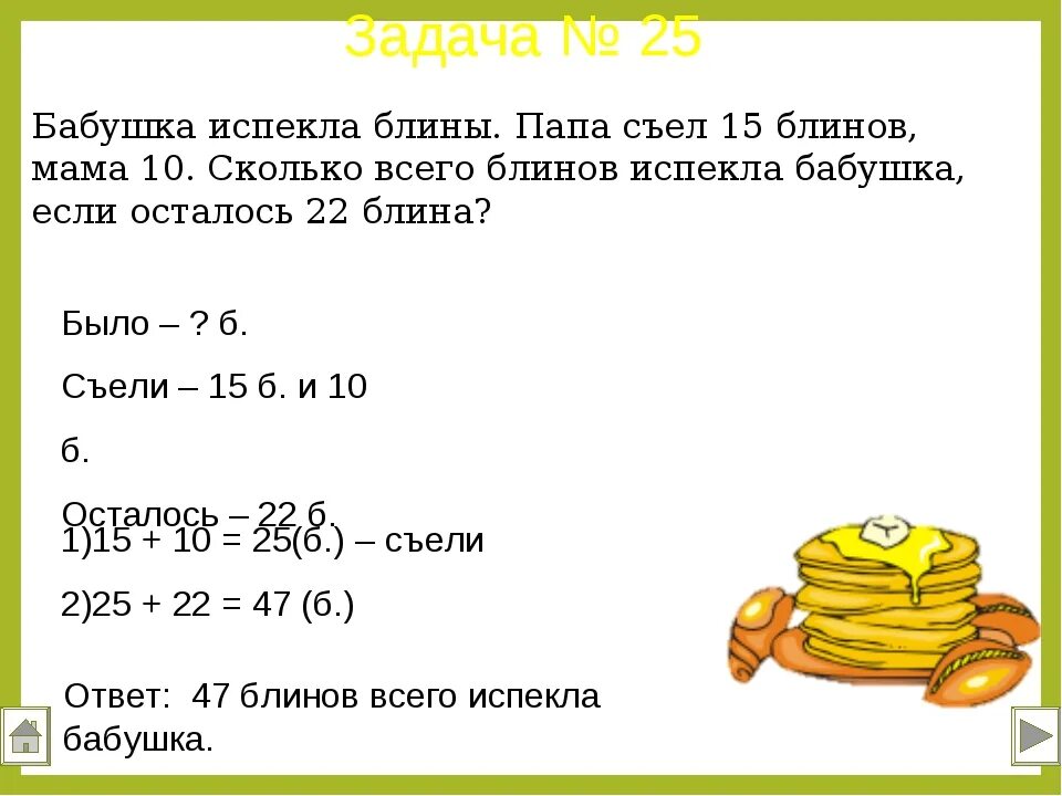 Мама поджарила 11 котлет за обедом съели. Задача про блины. Задачки про блины. Задачи по математике 4 класс с ответами. Задачи по математике 4 класс с решением.