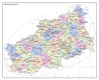 Гугл карта тверская область