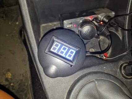 Установка вольтметра