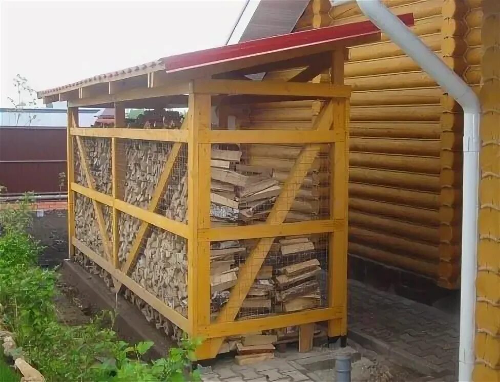 Пристрой дровяник