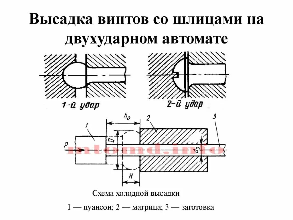 Высадка стали. Холодная высадка схемы пуансонов. Высадка металла схема. Пуансон для высадки винтов. Пуансон и матрица для высадки винтов.