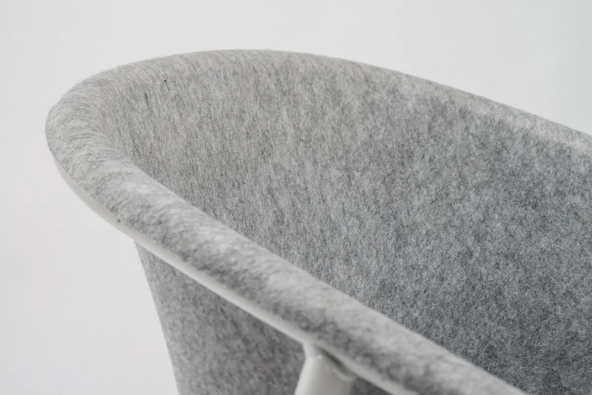 Pet felt. ПЭТ войлок. ПЭТ felt. Кресло войлок на ножке. Pet felt Chair.