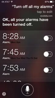 Alarm on off