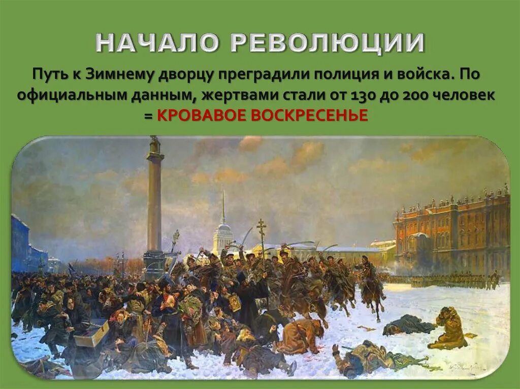 Революция 1905 года кровавое воскресенье