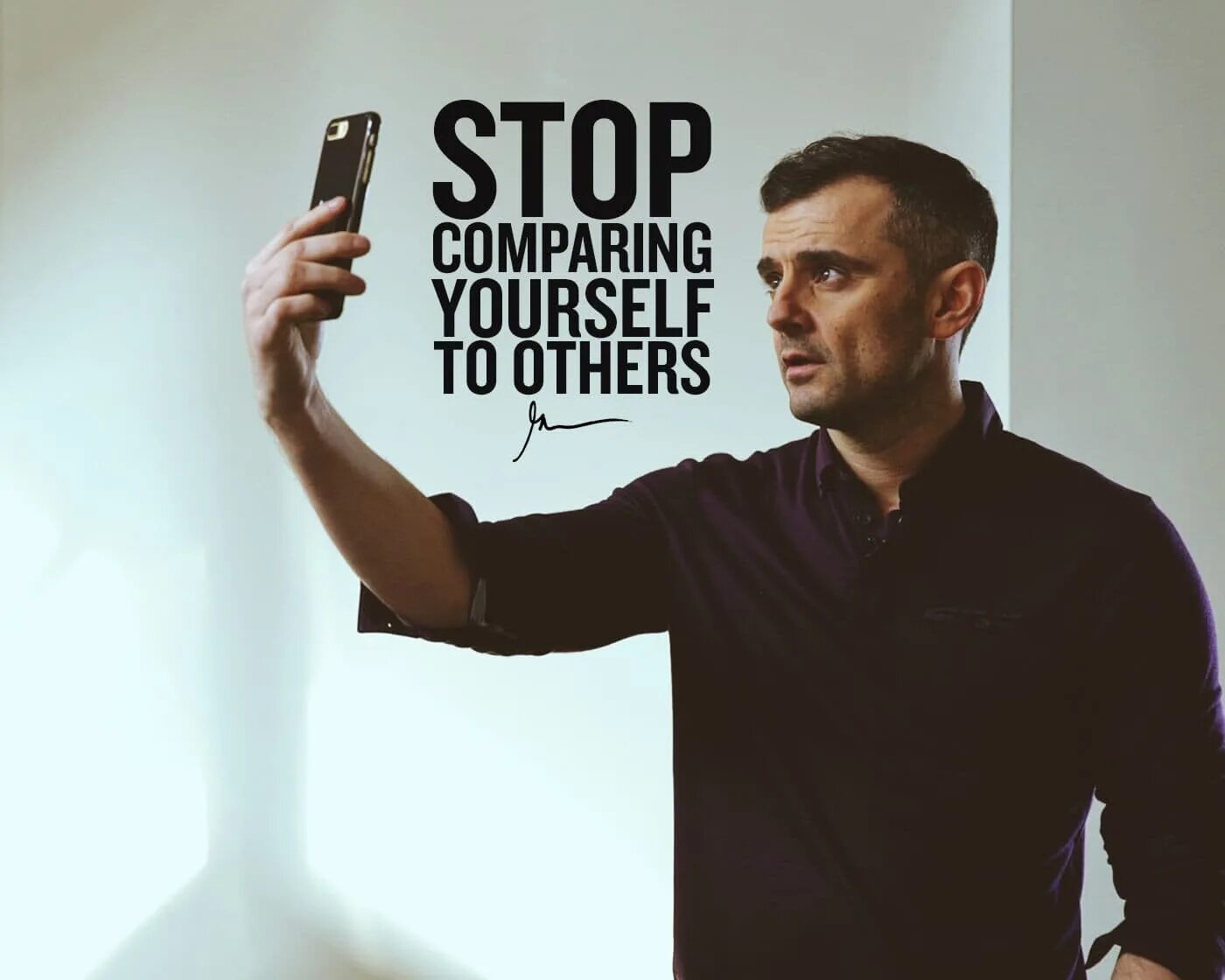 Compare yourself. #01 — Гари Вайнерчук. Stop comparing yourself to others фото. Stop Comparison.