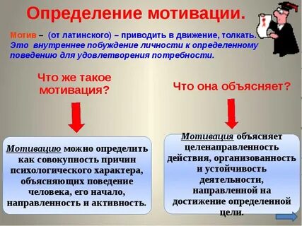 Мотивация это кратко