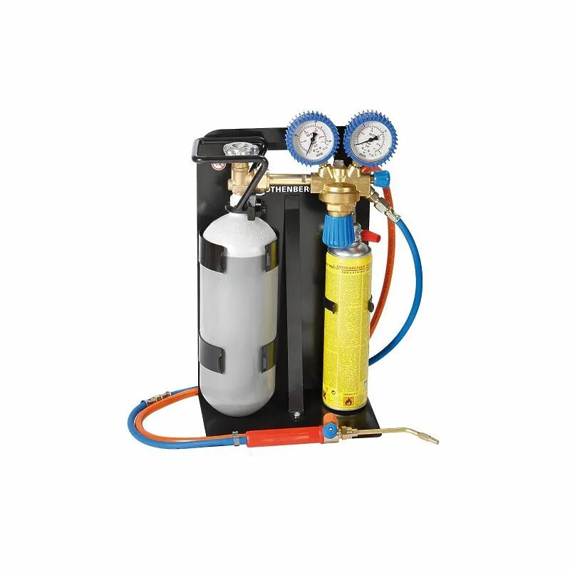 комплект бензореза кжг-1б бамз. автогенная сварка и резка металлов. пламя резака пропанового. комплект пгу-10а ацетилен+кислород баллоны 10л. при автогенной сварке используется сжатый кислород.