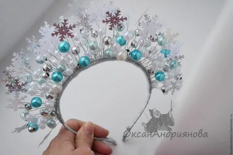 Новогодний ободок своими руками