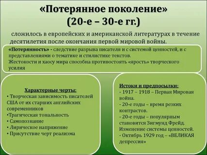 Почему поколение называют потерянным