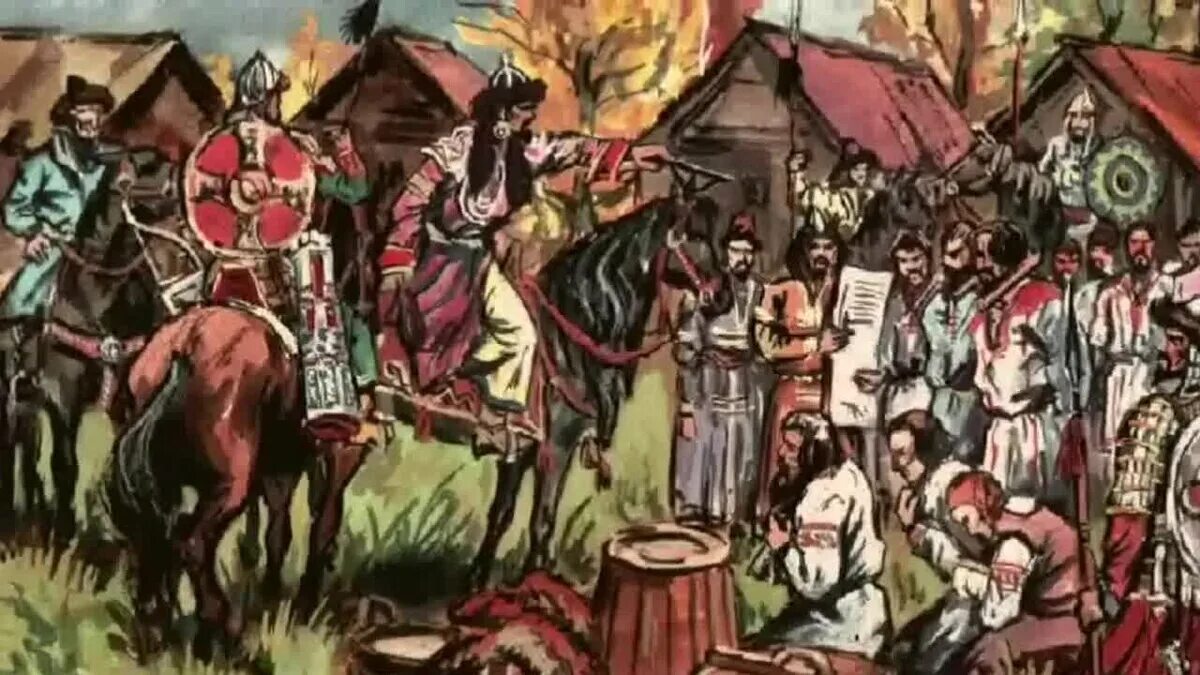 Набеги крымских татар 16 век. Славянский разлом книга. Золотая орда сбор дани баскак. Украинское иго. Пыжиков славянский разлом.