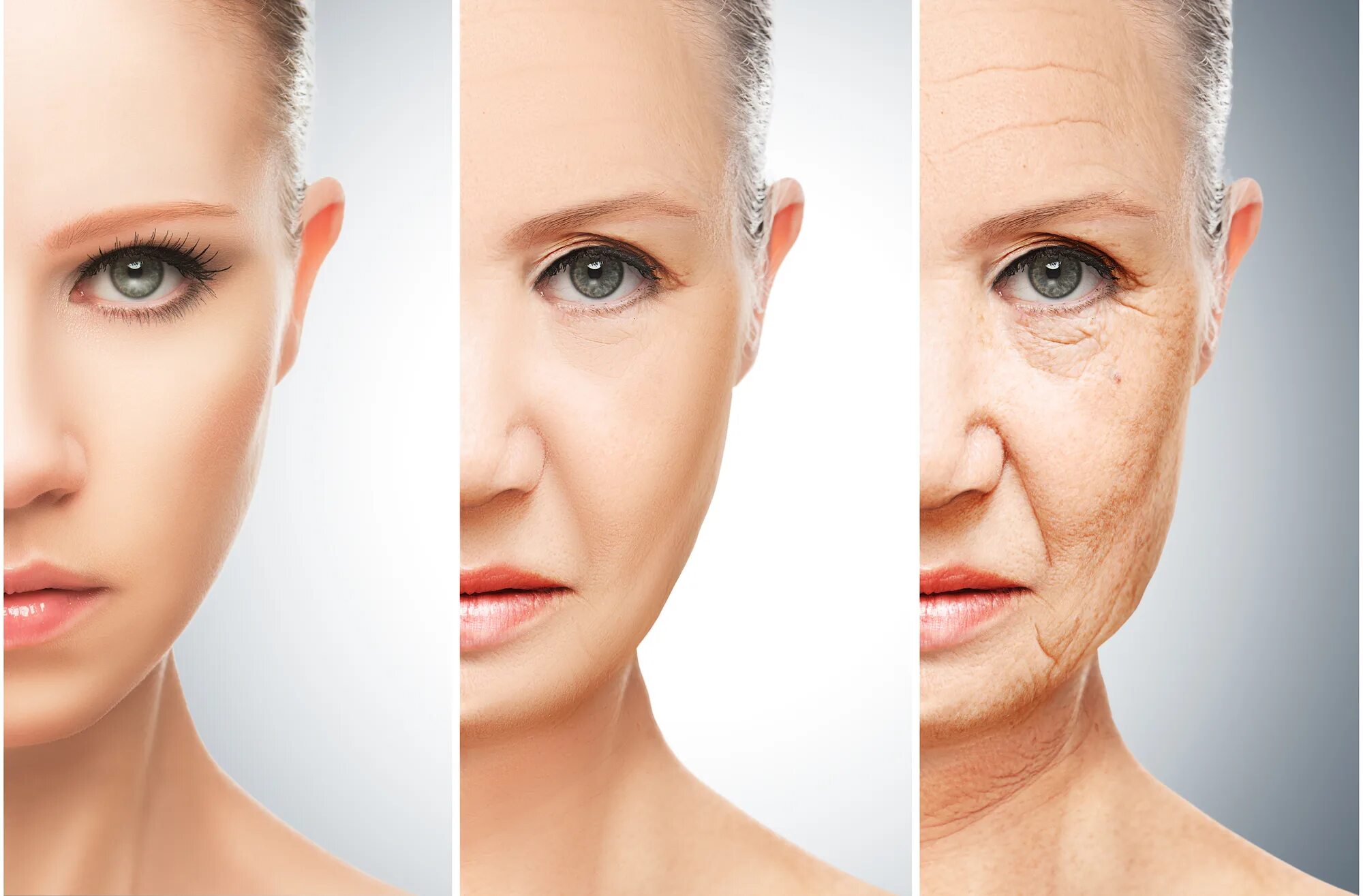 Возрастные изменения кожи лица. Морщины на лице. Стареющая кожа лица. Осунувшееся лицо. Skin wrinkles