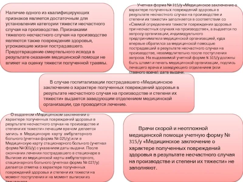 Несчастный случай на производстве оплата. Заключение о степени тяжести травмы. Заключение о степени тяжести производственной травмы. Медицинское заключение о тяжести несчастного случая на производстве. Медицинское заключение о характере полученных повреждений.