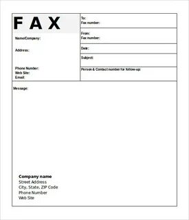 Fax address
