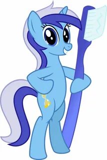 Colgate/Minuette with her toothbrush My little pony games, Mlp my little po...
