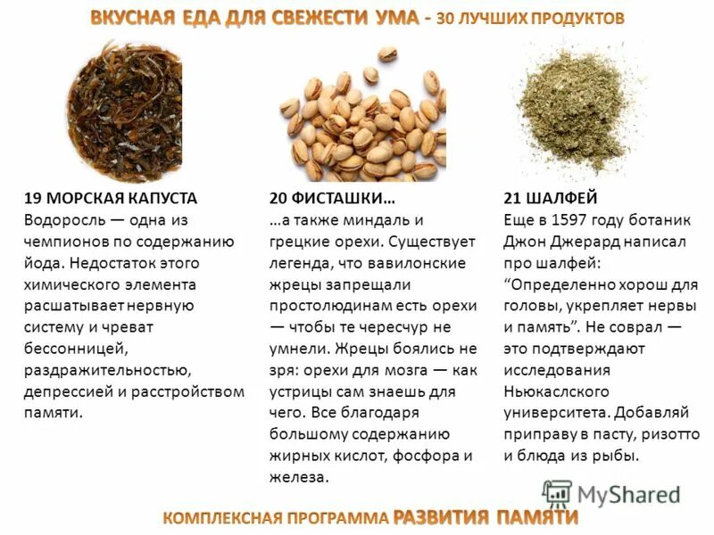 какие орехи полезны для мозга