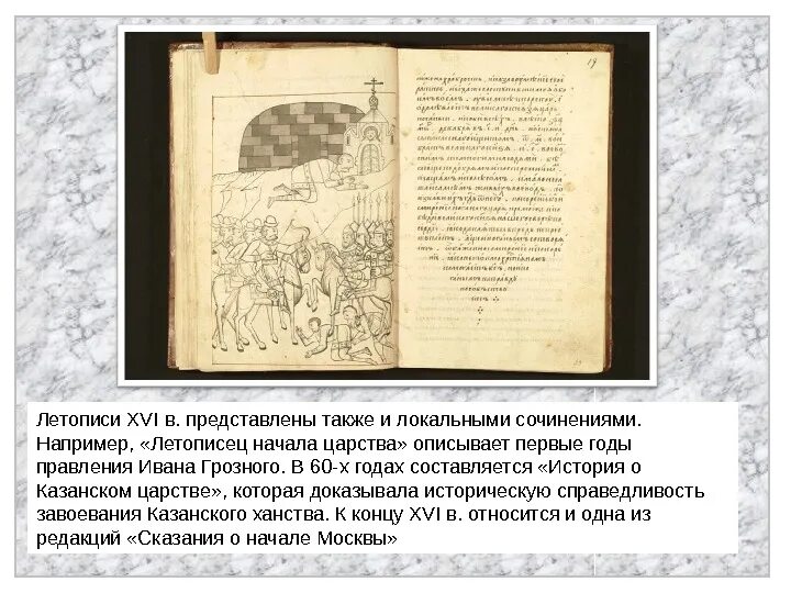 Произведение казанская история. Летописец начала царства царя и Великого князя Ивана Васильевича. Летописец начала царства 16 века. Летопись летописец начала царства. Летописи 16 века.