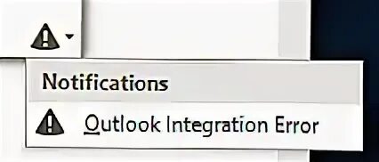 Integration error