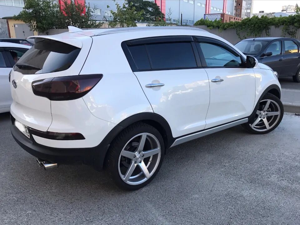 Киа спортейдж белая тюнинг фото Pin on Mods Sportage, Kia sportage, Kia