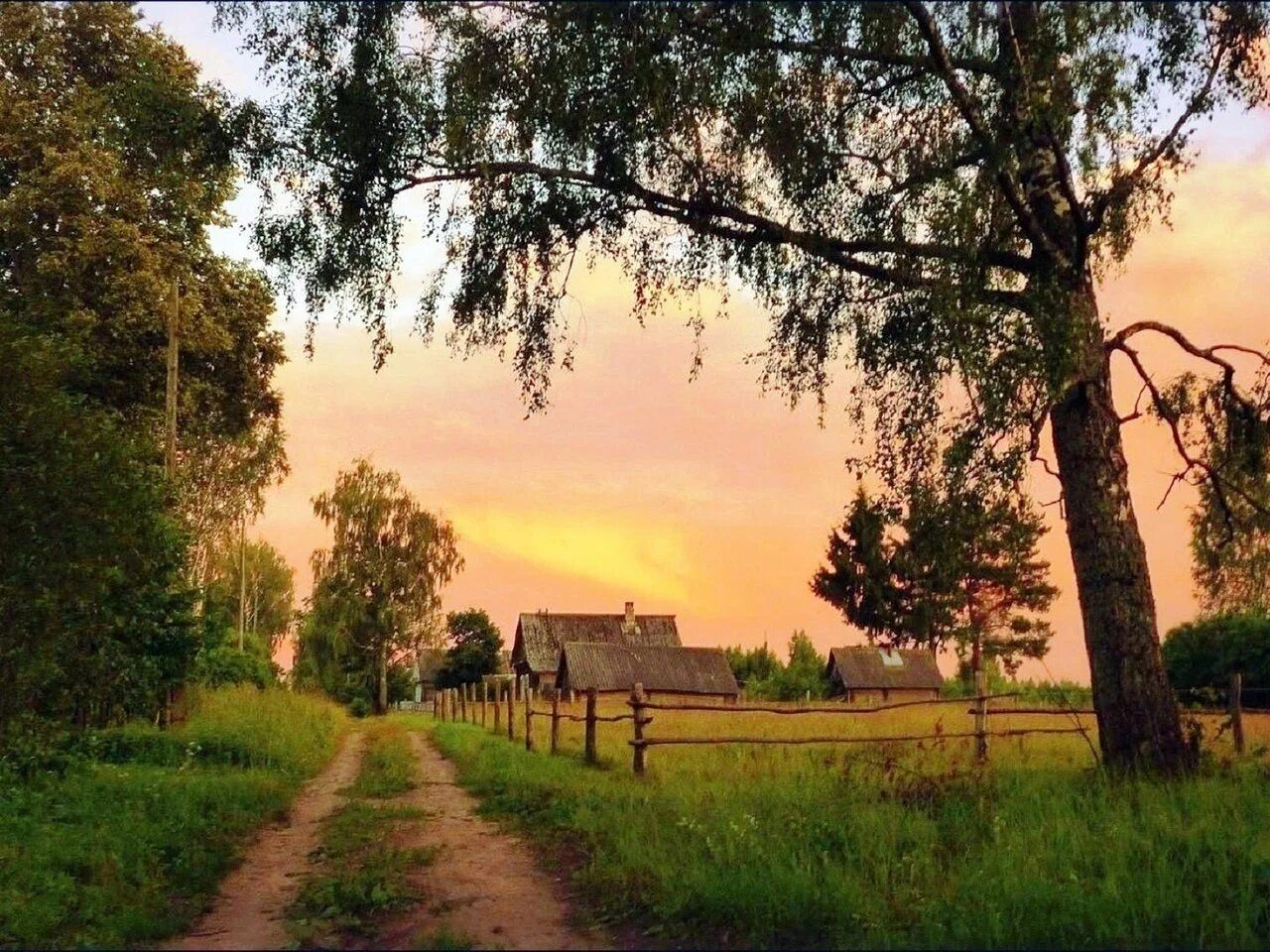 Село летняя. Река Вышний Пенская деревушка. Природа деревня. Летний закат в деревне. Лето в деревне.