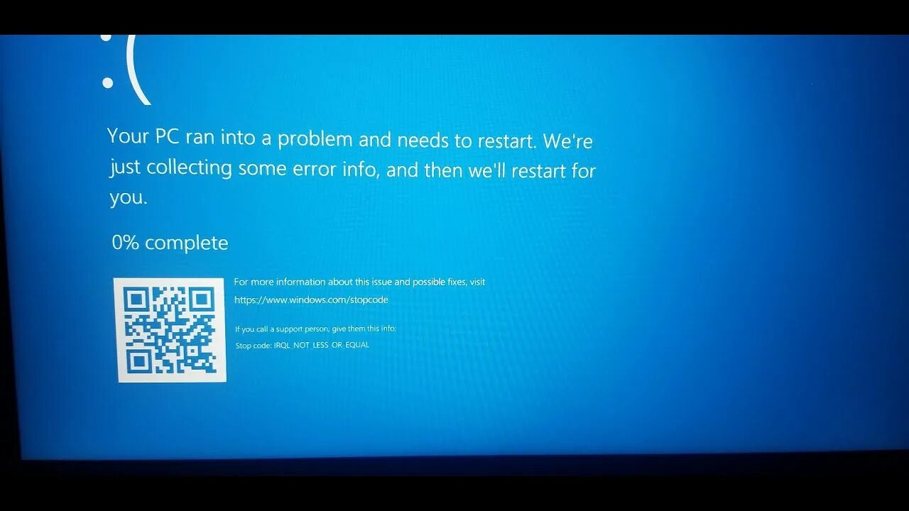 Video scheduler internal. Синий экран смерти Windows 10 Video Scheduler Internal Error. Windows problem. IRQL_not_less_or_equal. System service exception.