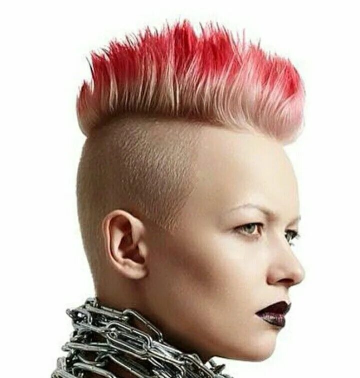 Прическа панк рок женская "Pretty Was a Punk Rocker" Model: Sarah Lynn, Photographer: Michael Williams, Fl