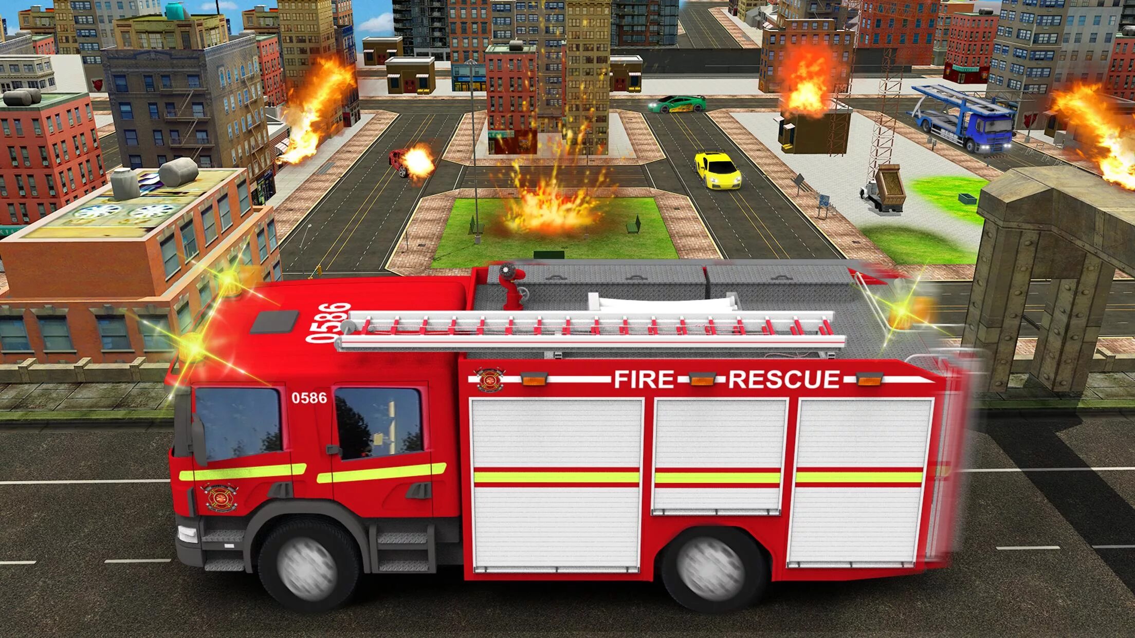 Симулятор пожарной машины