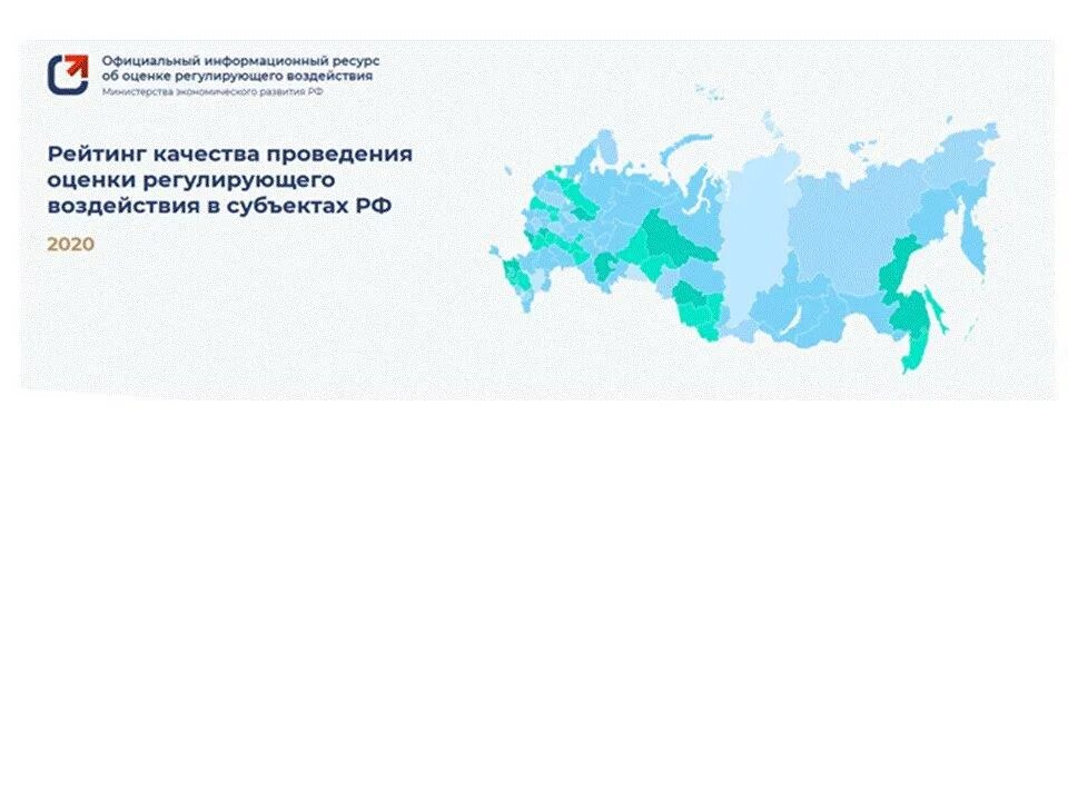 Рейтинг субъектов федерации. Оценка регулирующего воздействия рейтинг. Субъекты РФ Минэкономразвитие РФ. Министерство экономического развития РФ по регионам. Департамент ОРВ Минэкономразвития России.