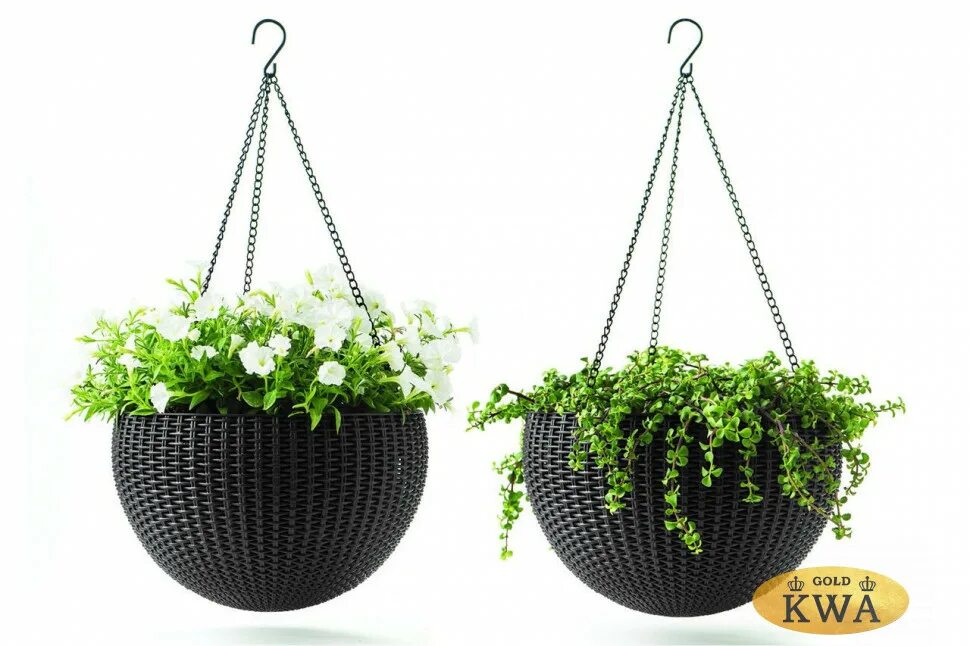 Купить подвесные горшки. Кашпо Keter Rattan Style Hanging подвесное. Подвесное кашпо Hanging Sphere Planter. Кашпо подвесное d16см зеленый a117. Кашпо Keter Blenheim 238973.