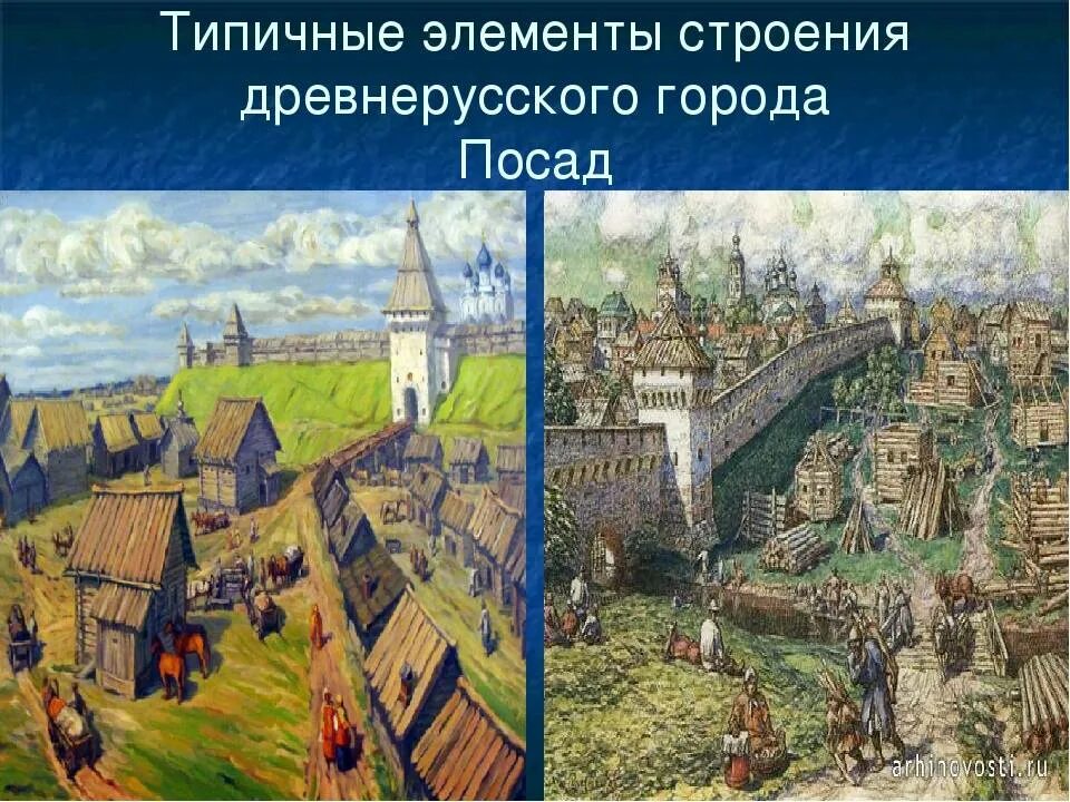 Какие есть древнерусские города. Древнерусский город детинец посад. посад это в древней руси. элементы древнерусского города. части древнерусского города.