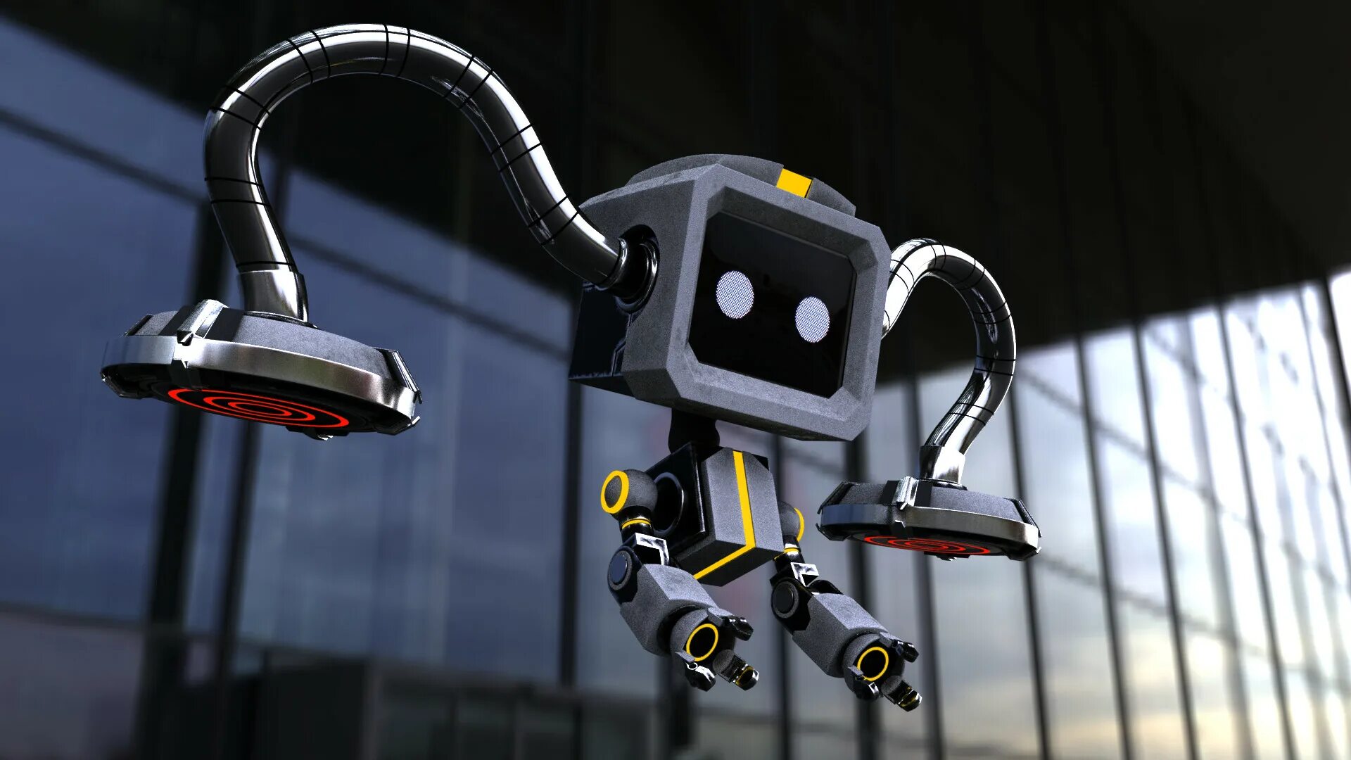 ROBOBEE робот. Робот на двух тросах. Робот в церкви. Flying robots