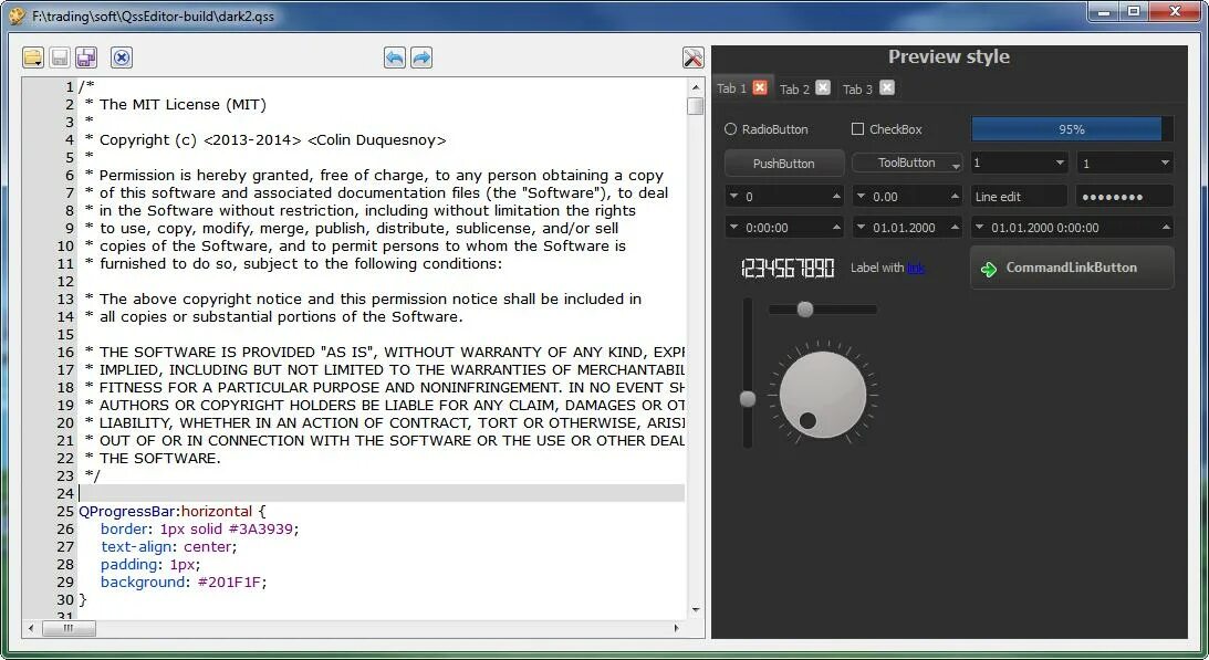 Qt css. Qt QSS примеры. QSS Style. QSS Editor qt. QSS qt example.