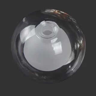 Круглый стеклянный светильник
