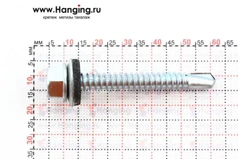 Размеры кровельных саморезов с резиновой