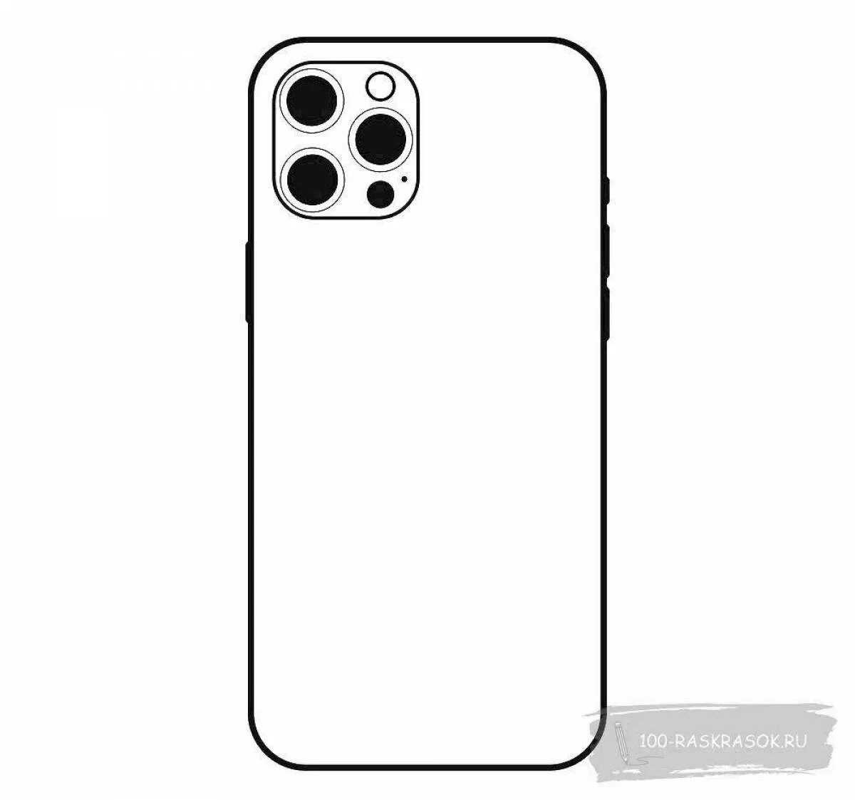 Айфон 16 распечатать раскраска Apple утвердила финальный дизайн iPhone 12