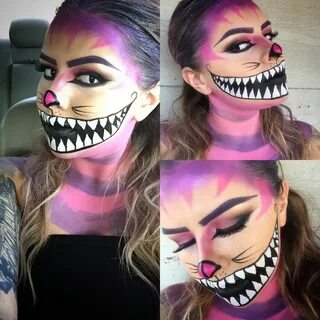 Cute cheshire cat makeup