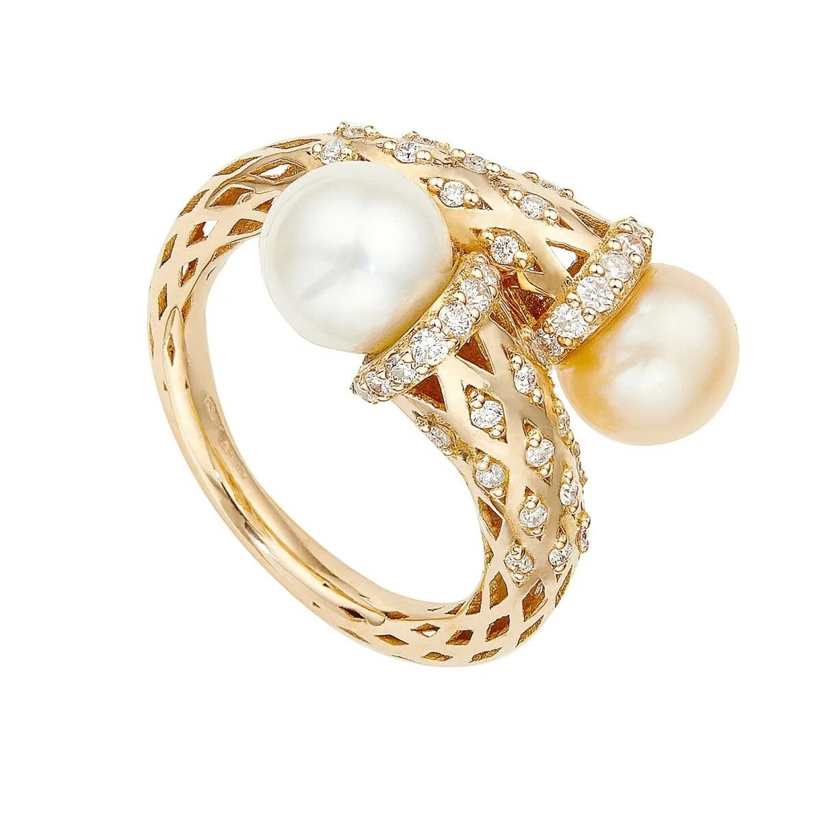 Кольцо Диамант с жемчугом. Золотое кольцо с жемчугом. Кольцо с жемчугом и бриллиантами. Золотое кольцо с жемчугом и бриллиантами.