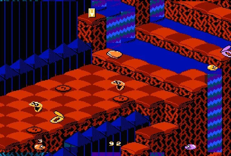 Rattle n roll. Snake Rattle'n'Roll NES. Snake Rattle n Roll Sega. Змейка на Денди. Старая 3д змейка на Денди.